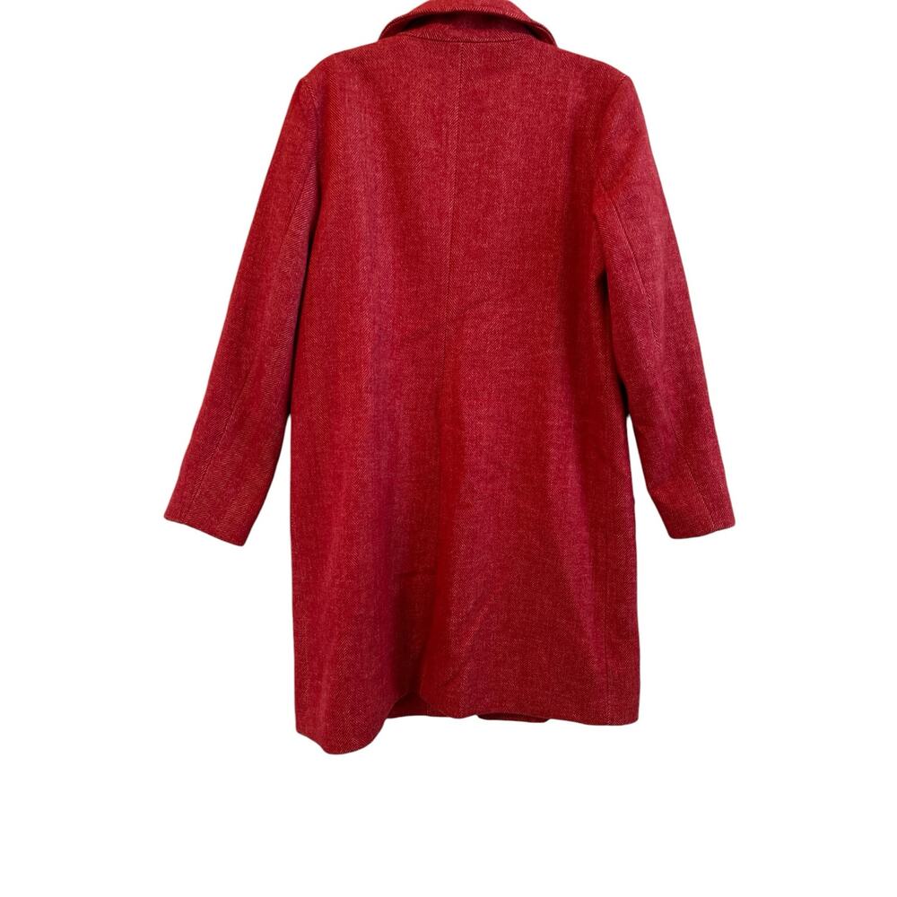 Apt. 9 Knee Length Red Jacket Size Large L Excellent Condition - Picture 5 of 5